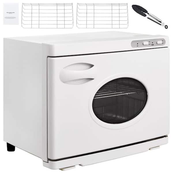 White Hot Towel Warmer, 23L Capacity, Spa Towel Warmers with Window, Holds 50-60 Towels, 2 Racks, 2 towels