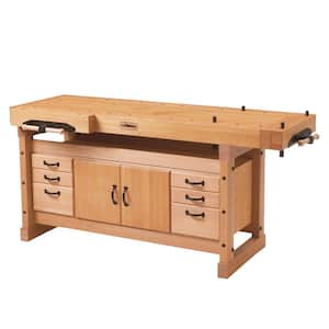 Elite 2000 76 in. Workbench with SM04 Storage Cabinet and Accessory Kit