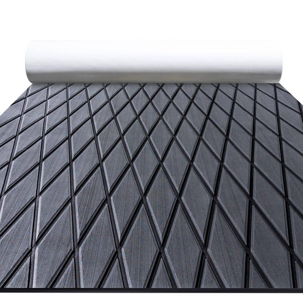 Dark Gray 94.5 in. x 15.7 in. EVA Foam Boat Decking, Easy Installation Boat Flooring, Non-Slip Self-Adhesive Flooring price history on PriceWatchPro