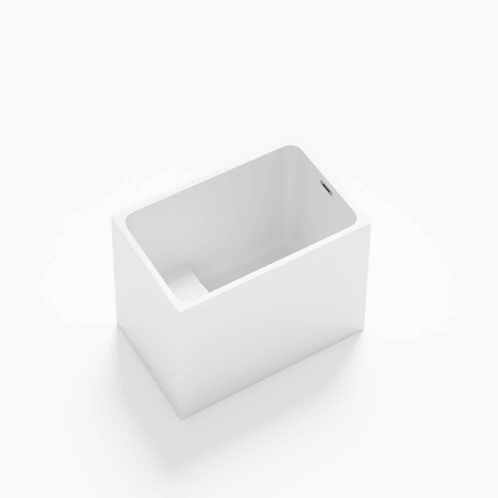 47 in. x 27.6 in. Acrylic Freestanding Soaking Bathtub with Left Drain in White, cUPC Certified price history on PriceWatchPro