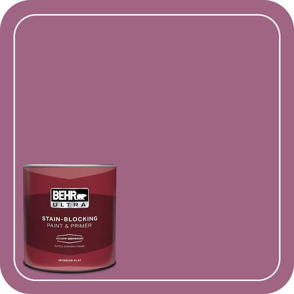 BEHR ULTRA 1 qt. #M120-6 Love Poem Extra Durable Flat Interior Paint & Primer