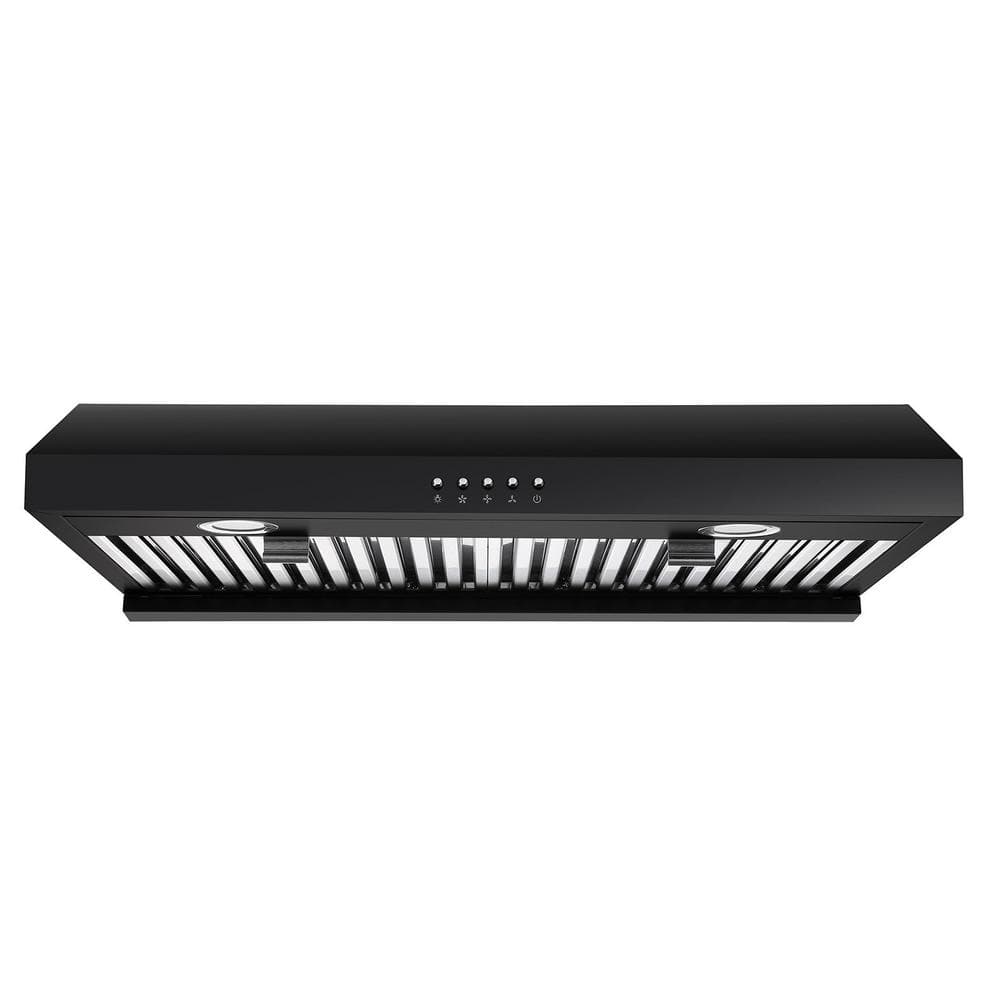 cadeninc 30 in. 600 CFM Ductless Under Range Hood in Stainless