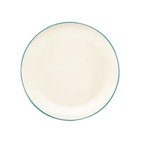 Noritake Colorwave Turquoise Stoneware Coupe Dinner Plate 10-1/2 in.