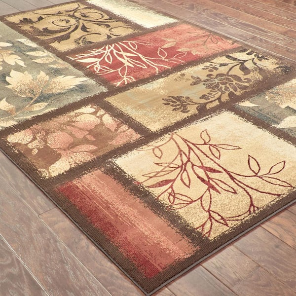 Branches Brown 2 ft. x 8 ft. Runner Rug