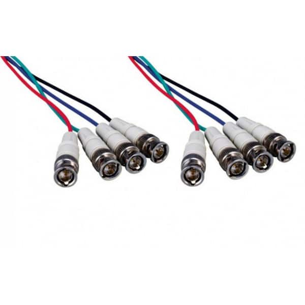 SANOXY 10 ft. 4 BNC Male to 4 BNC Male Component Video Cable