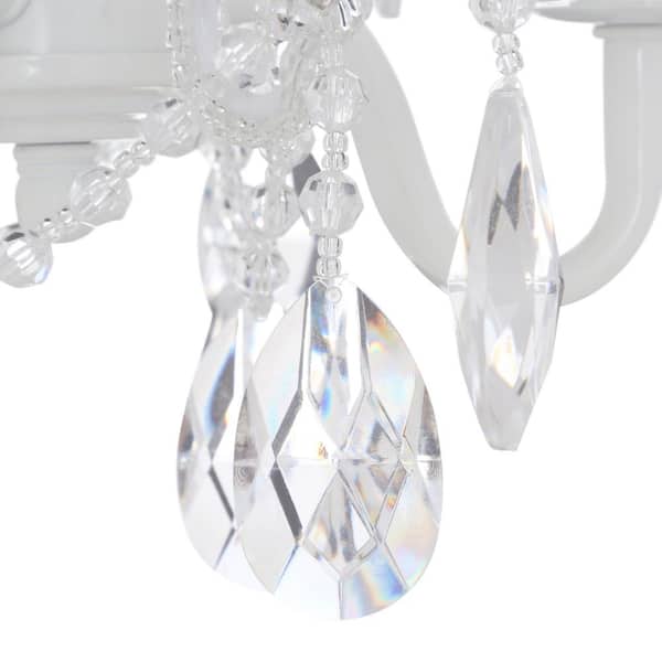 Tadpoles 3 Light White Diamond Mini, Tadpoles Pendant Lamp Chandelier White Diamond