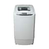 17.7 in. 0.9 cu. ft. Compact, Portable Top Load Washer Machine in White