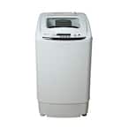 17.7 in. 0.9 cu. ft. Compact, Portable Top Load Washer Machine in White