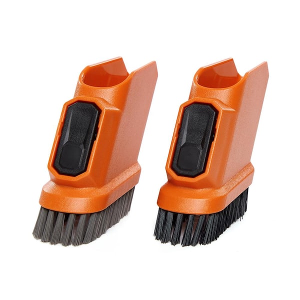 RIDGID 2-1/2 in. NXT Max Crevice Tool Shoe Kit Shop Vacuum Attachments with Hard and Soft Bristles for RIDGID NXT Wet Dry Vacs