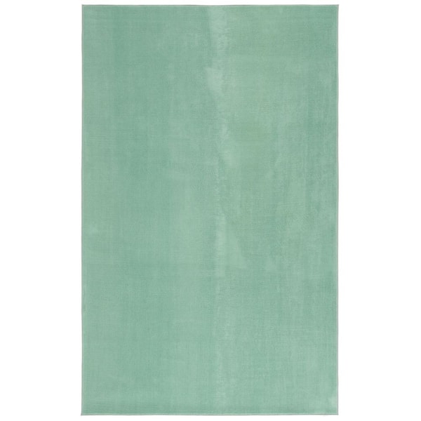 Loft 6 x 9 Sage Solid Washable Area Rug