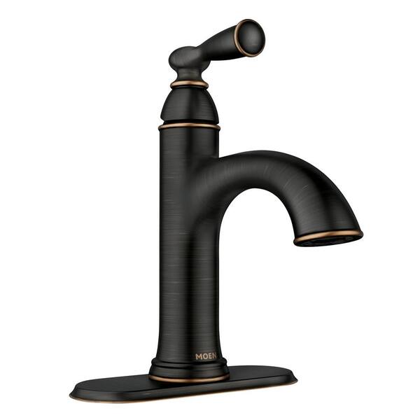 MOEN Banbury Single Hole SingleHandle Bathroom Faucet in Mediterranean