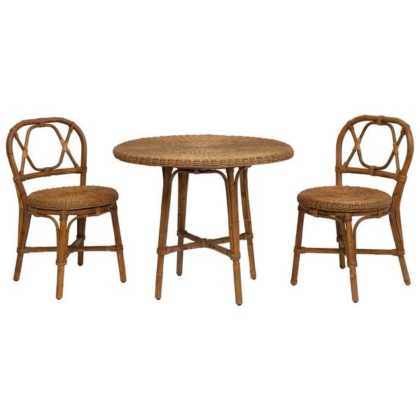 2 chair rattan bistro set