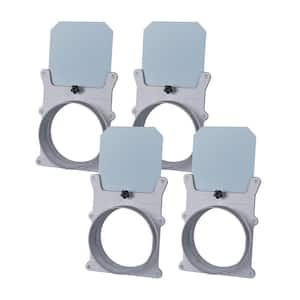6 in. Aluminum Blast Gate for Dust Collector/Vacuum Fittings (4-Pack)