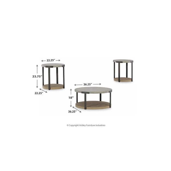 Darthurst 3 Pack Tables - Light Brown Darthurst 3 Pack Tables - Light Brown