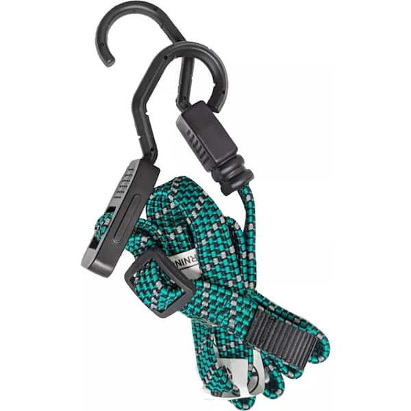 Kuma 10 in. - 48 in. Adjustable Bungee Cord 5-Pack