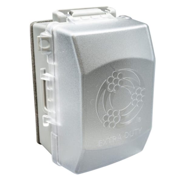 1-Gang Extra Duty Clear While-In-Use Cover 18-in-1