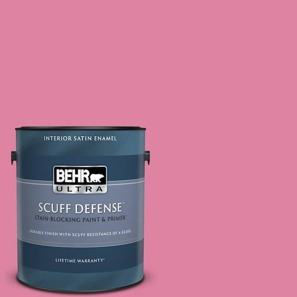 BEHR ULTRA 1 gal. Home Decorators Collection #HDC-MD-10A Sweet Chrysanthemum Extra Durable Satin Enamel Interior Paint & Primer