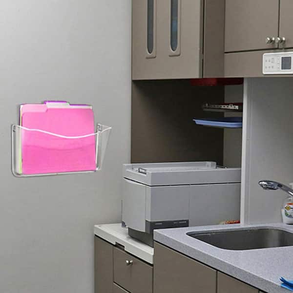  Hanging File Box (Clear) (10H x 13.5W x 7D) : File Boxes :  Office Products