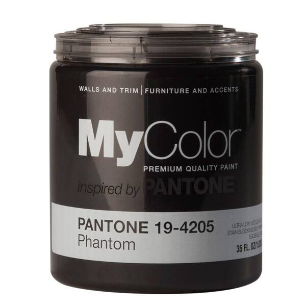 MyColor inspired by PANTONE 19-4205 35 oz. Eggshell Phantom Self Priming Paint-DISCONTINUED