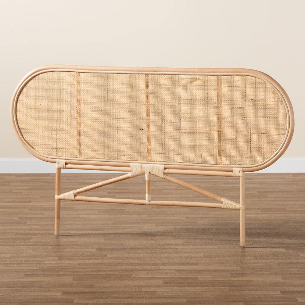 Natural Rattan Bohemian Queen Size Standalone Headboard