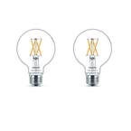 Soft White G25 LED 40-Watt Equivalent Dimmable Smart Wi-Fi Wiz Connected Wireless Light Bulb (2-Pack)