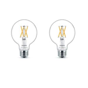 Soft White G25 LED 40-Watt Equivalent Dimmable Smart Wi-Fi Wiz Connected Wireless Light Bulb (2-Pack)