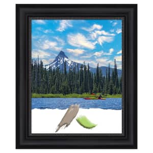 16 in. x 20 in. Astor Black Picture Frame Opening Size