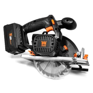 20-Volt Max 6.5 in. Cordless Circular Saw with 4.0 Ah Lithium-Ion Battery and Charger