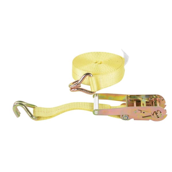 Ratcheting Cargo Strap with E-Clip