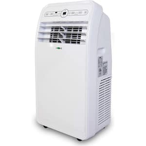 7,800 BTU (DOE) Portable Air Conditioner Cools 400 Sq. Ft. with Heater and Dehumidifier with Remote in White, 52dB