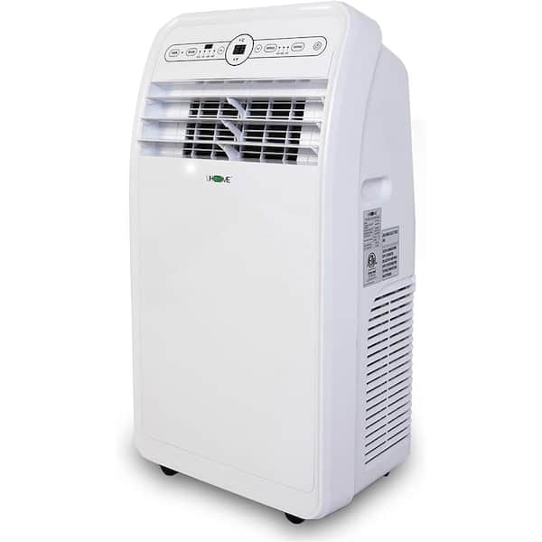 Unbranded 7,800 BTU (DOE) Portable Air Conditioner Cools 400 Sq. Ft. with Heater and Dehumidifier with Remote in White, 52dB
