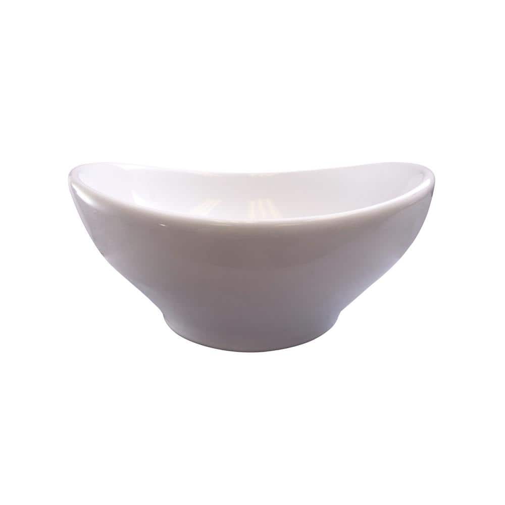 Fairfield 12'' White Ceramic Round Vessel Sink