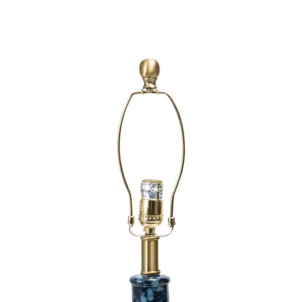 nuLOOM Tucson 28 in. Blue Bohemian Table Lamp, Dimmable MCT25AA