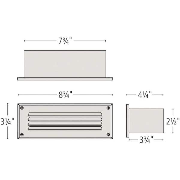 HINKLEY - Brick and Deck Hardwired Low Voltage Bronze Stair Light
