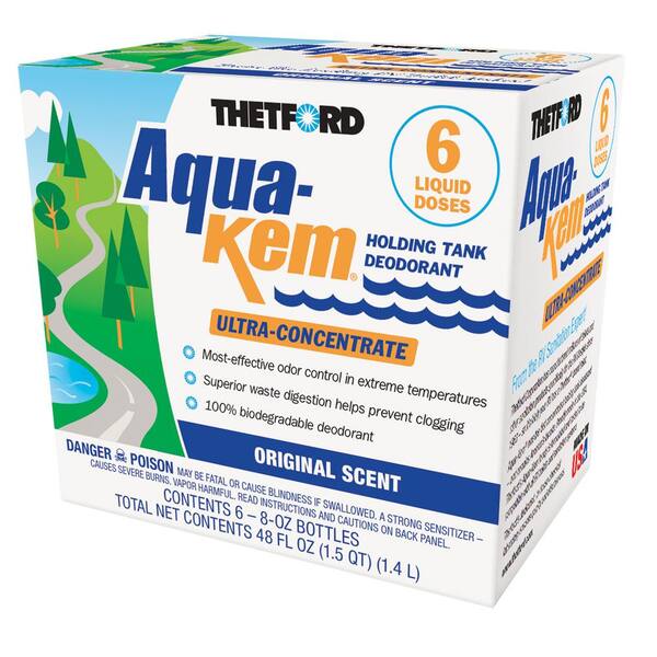 THETFORD Aqua-Kem Holding Tank Deodorant (6-Pack of 8 oz. Bottles)