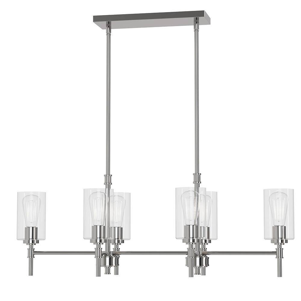 Wexton 6-Light 12.63 in. Plug and Play Brushed Nickel Chandelier with SkyPlug price history on PriceWatchPro
