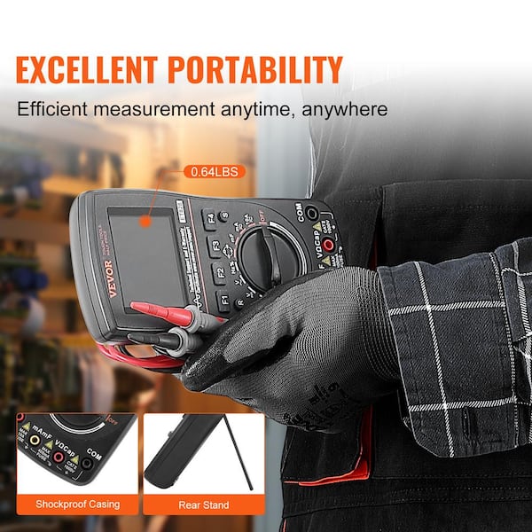 VEVOR 2-in-1 Handheld Digital Oscilloscope 2.5MS/S Sampling Rate