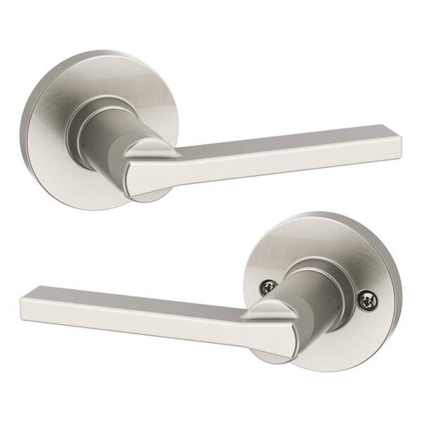 Kwikset 407 Carson Passage Door Lever – Satin Chrome, Hall/Closet Handle, Grade 3 Security
