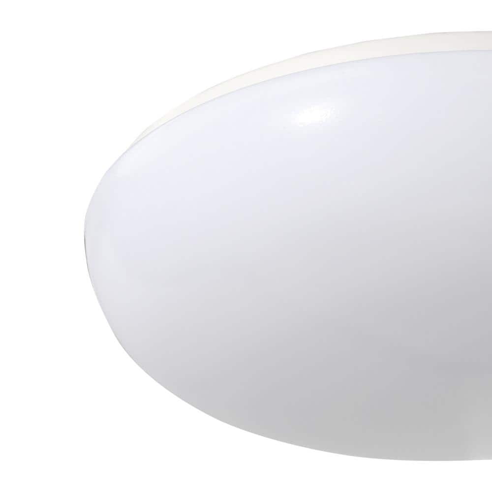 Sleek 11" White Acrylic LED Energy Star Flush Mount