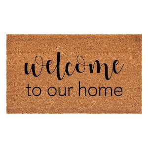 Welcome To Our Home Doormat, 17" x 29"