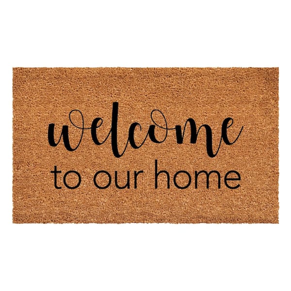 BirdRock Home Welcome Coir Doormat - 24 x 36