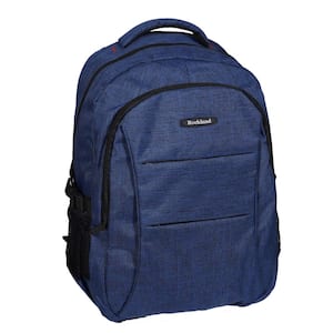 18 in. Blue Business Pro USB Laptop Backpack