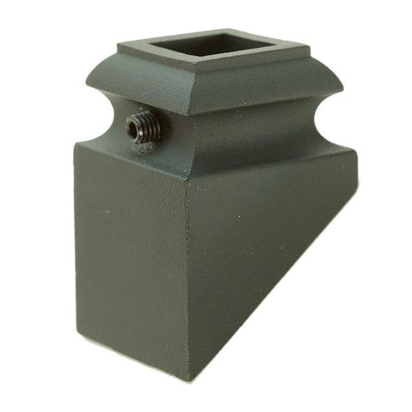 WM Coffman 9/16 in. Flat Black Pitched Iron Shoe