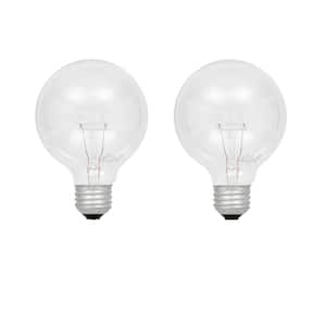 40-Watt G25 Clarity Incandescent Light Bulb (2-Pack)