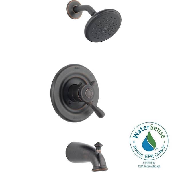 Delta Leland 1-Handle Tub and Shower Faucet Trim Kit in Venetian Bronze (Valve Not Included)