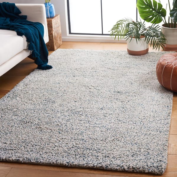 Berber 8 ft. x 10 ft. Ivory/Sage Abstract Speckled Area Rug