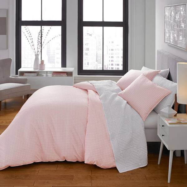 City Scene Zander Comforter Set - White - King