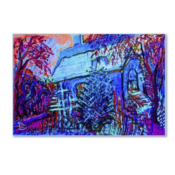 Trademark Fine Art 12 in. x 19 in. "Vincents Cottage" by Lowell S.V. Devin Printed Canvas Wall Art - image 3