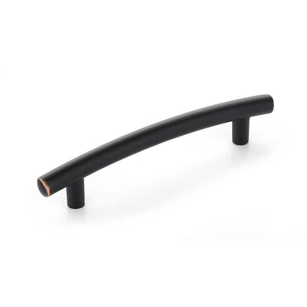Richelieu Hardware Nimes Collection 3 3/4 in. (96 mm) Brushed Oil-Rubbed Bronze Traditional Cabinet Bar Pull