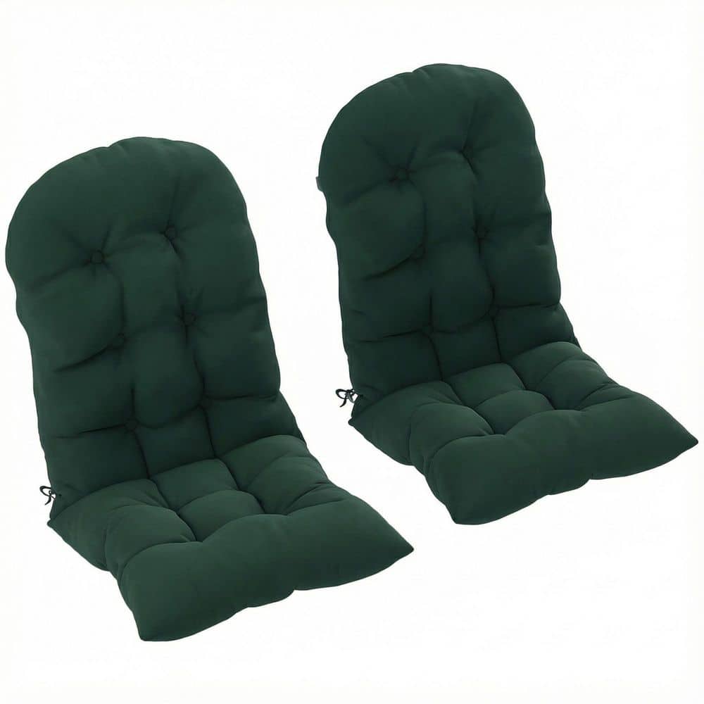 20.5 x 3.9 Outdoor Adirondack Chair Cushion Dark Green 2-Piece price history on PriceWatchPro